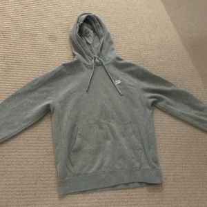 Grey Nike hoodie, worn a few times. Size small. Good price. Goes with any shoes